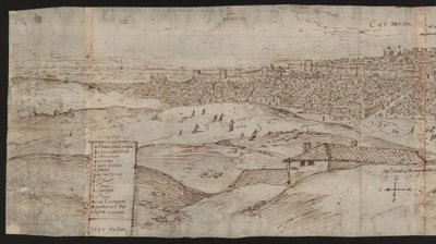 Pleine page : vue de la ville : Carmona, moitié gauche - Erich Lessing