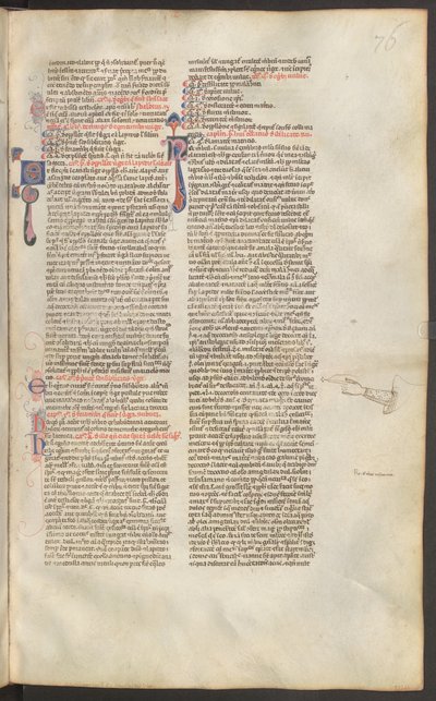 Pleine page : texte avec initiale - Erich Lessing