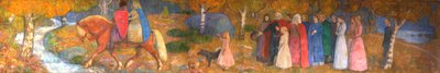 Petite Kjersti et le roi des elfes - Erik Theodor Werenskiold