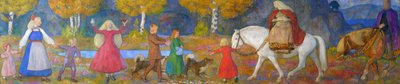 Petite Kjersti et le roi des elfes - Erik Theodor Werenskiold
