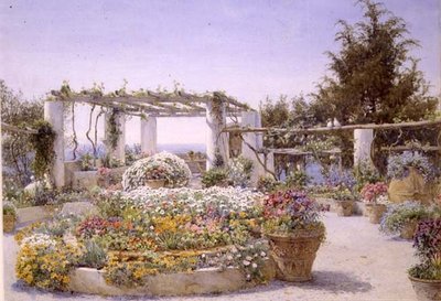 La Pergola, Villa Inercia, Capri - Ernest Arthur Rowe