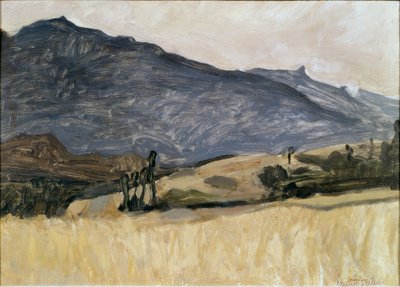 Paysage valaisan - Ernest Bieler