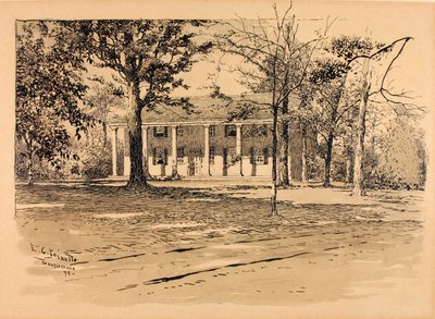 Saratoga. Maison du général Schuyler - Ernest C. Peixotto