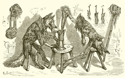 Le Renard et la Cigogne - Ernest Henry Griset