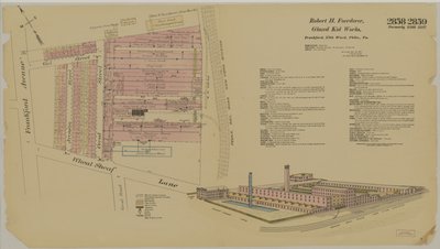 Frankford Ave. et Wheatsheaf Lane, Hexamer General Surveys, 1895 - Ernest Hexamer