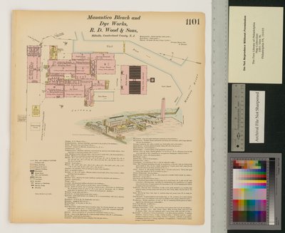 Manantico Bleach and Dye Works, Hexamer General Surveys, Volume 12, Plate 1101 - Ernest Hexamer