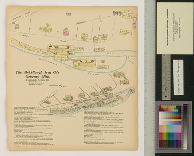 Octoraro Mills, Rowlandville, Maryland, Hexamer General Surveys, 1876 - Ernest Hexamer
