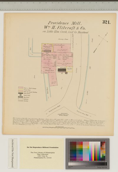 Providence Mill, Little Elk Creek, Maryland, Hexamer General Surveys - Ernest Hexamer