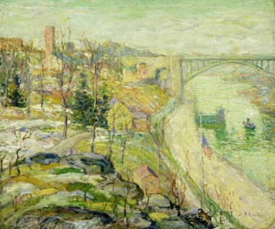 Pont de Washington, New York - Ernest Lawson