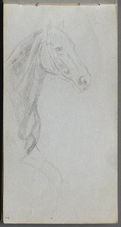 Carnet de croquis, page 07 : Étude d