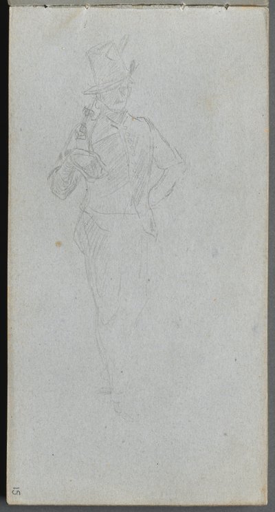 Carnet de croquis, page 15 : Étude d