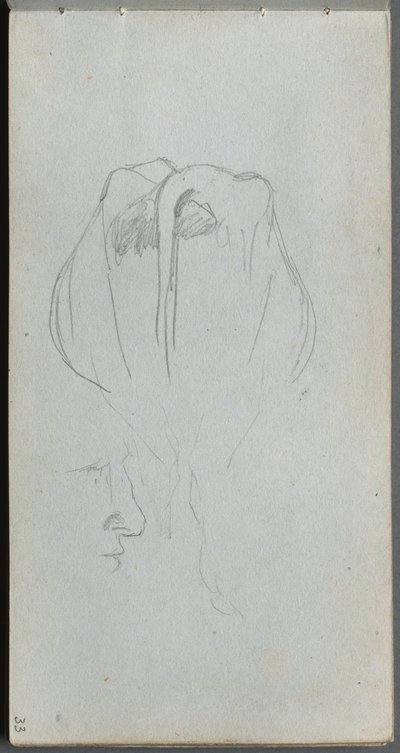 Carnet de croquis, page 33 : Étude d