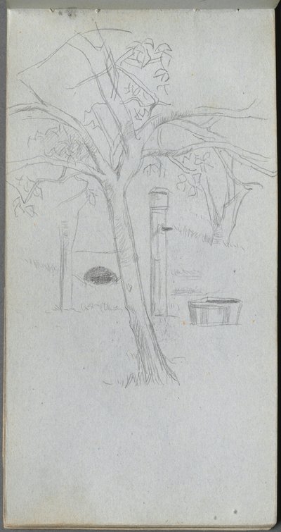 Carnet de croquis, page 36 : Étude d