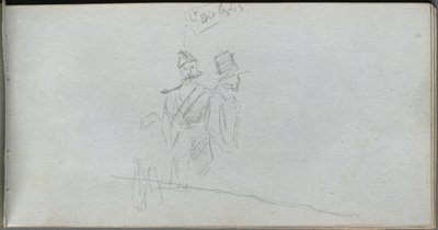 Carnet de croquis, page 38 : Étude d