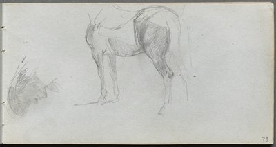 Carnet de croquis, page 73 : Étude d