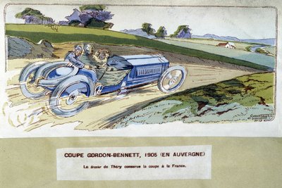 Course : la Coupe Gordon Bennett en 1905 - Ernest Montaut