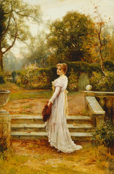 Une promenade dans le jardin - Ernest Walbourn