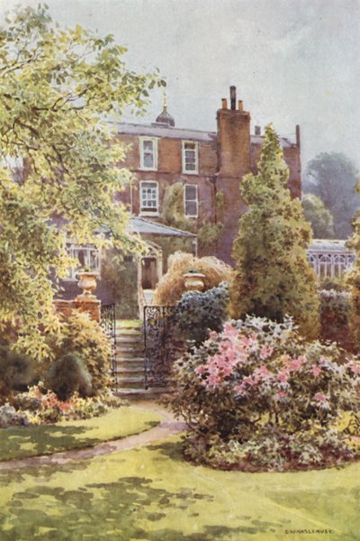 Gadshill Place depuis les jardins - Ernest William Haslehust