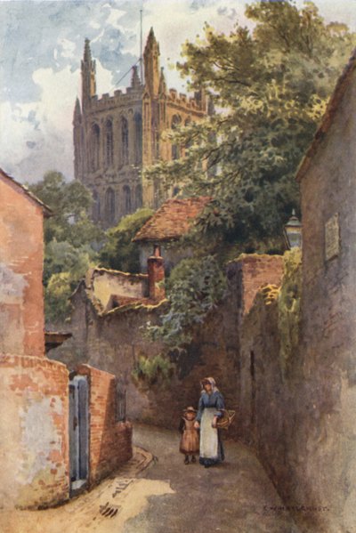 Rue Gwynne depuis le Site de la Naissance de Nell Gwynne - Ernest William Haslehust