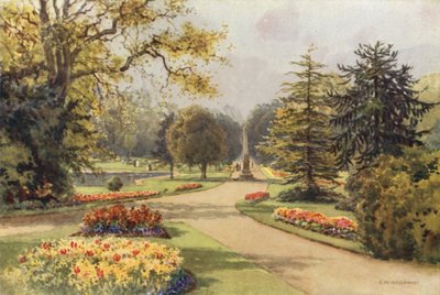 Dans les jardins Jephson, Leamington - Ernest William Haslehust