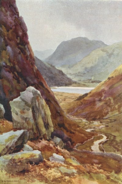 Kirkstone Pass et Brothers Water - Ernest William Haslehust