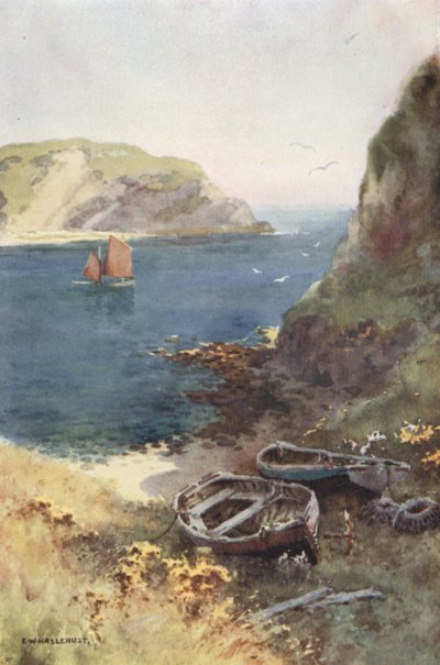 Lulworth Cove - Ernest William Haslehust