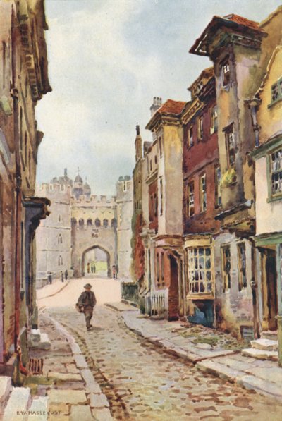 Maison de Nell Gwyn et porte de Henry VIII - Ernest William Haslehust