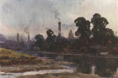 Newport depuis la Medina - Ernest William Haslehust