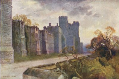 Terrasse nord et tour de Winchester - Ernest William Haslehust