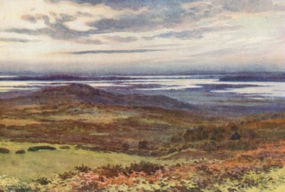 Poole depuis le terrain de golf de Swanage - Ernest William Haslehust