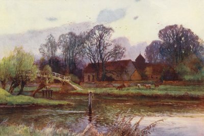 La Tamise : Lady Place, Hurley - Ernest William Haslehust