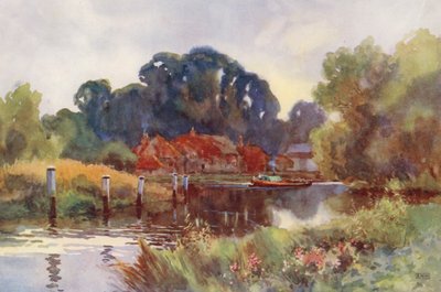 La Tamise : Pangbourne - Ernest William Haslehust