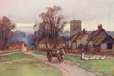 La Tamise : Village de Sutton Courtney - Ernest William Haslehust