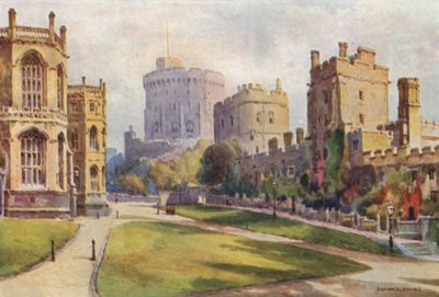 La Basse Cour, Château de Windsor - Ernest William Haslehust