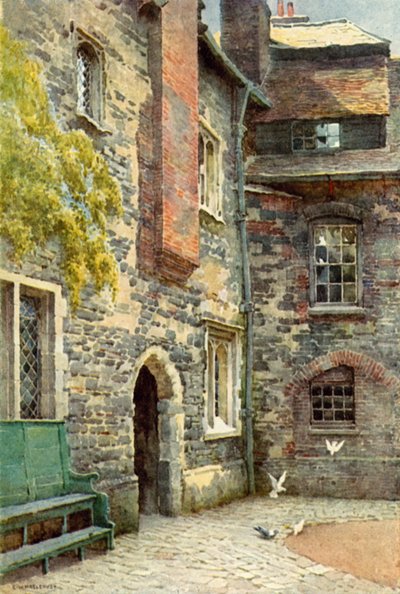 Washhouse Court, Charterhouse - Ernest William Haslehust