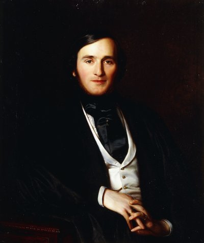 Portrait du compositeur Richard Wagner - Ernst August Becker