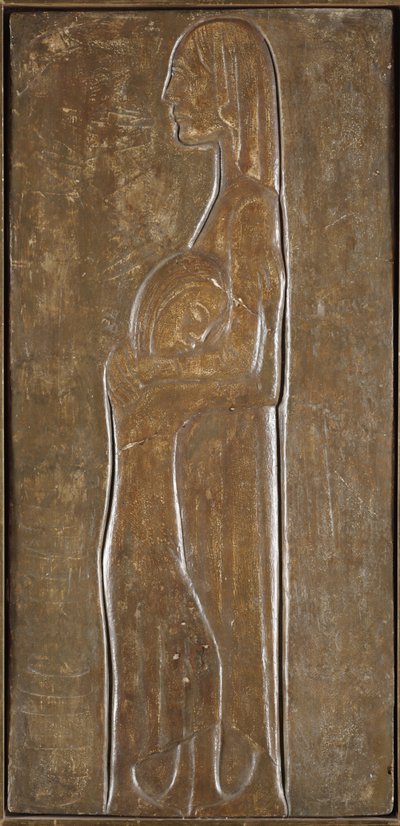 Veuve et fille : Étude pour le mémorial des morts de la Première Guerre mondiale - Ernst Barlach