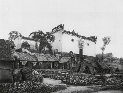 Wanhien, Huan hou kung, Szechuan, Temple commémoratif du général Chang Fei sur les hautes rives du Yangtsé - Ernst Boerschmann