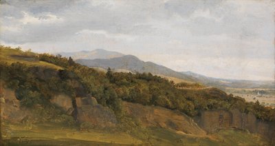 Paysage allemand avec vue sur une large vallée - Ernst Christian Frederik Petzholdt