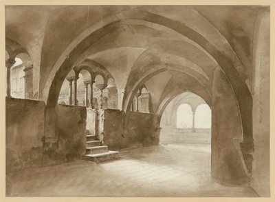 Cloître roman de Santa Scolastica à Subiaco - Ernst Fries