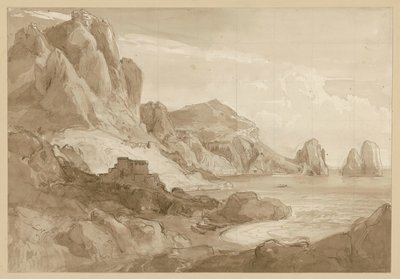 La côte sud de Capri et les Faraglioni - Ernst Fries