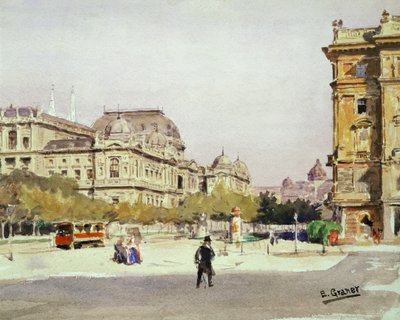 Anneau et Opéra à Vienne, Autriche - Ernst Graner