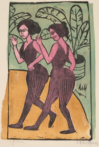 Danseurs de step anglais - Ernst Ludwig Kirchner
