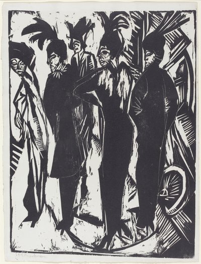 Cinq femmes dans la rue - Ernst Ludwig Kirchner