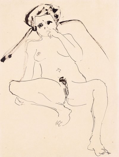 Nu couché, 1919 - Ernst Ludwig Kirchner