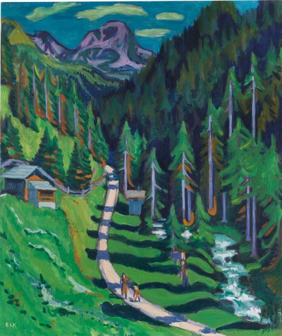 Sertigweg, 1937 - Ernst Ludwig Kirchner