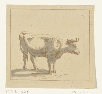 Taureau debout, vers la droite - Ernst Willem Jan Bagelaar
