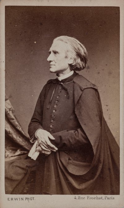 Portrait du compositeur Franz Liszt 1811-1886 - Erwin Hanfstaengl