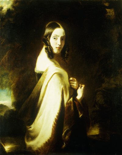 Une dame avec un châle - Esther Paris Persennet