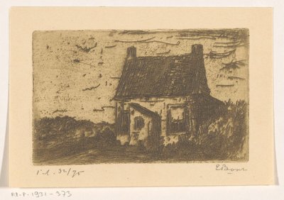 Petite maison à Ter Heijde près de La Haye - Etienne Bosch (signed by artist)